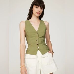 Ramy Brook green vest